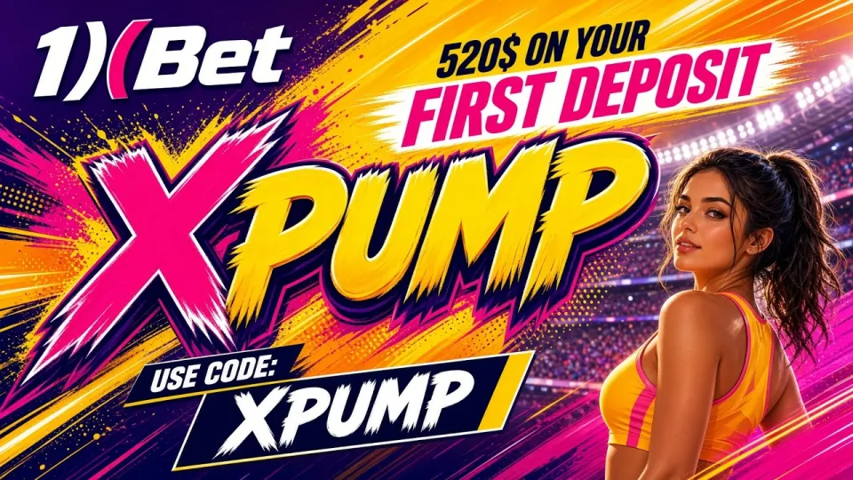 1XBET CODE XPUMP gives new players a bonus of up to $520 on the first deposit when entered at registration